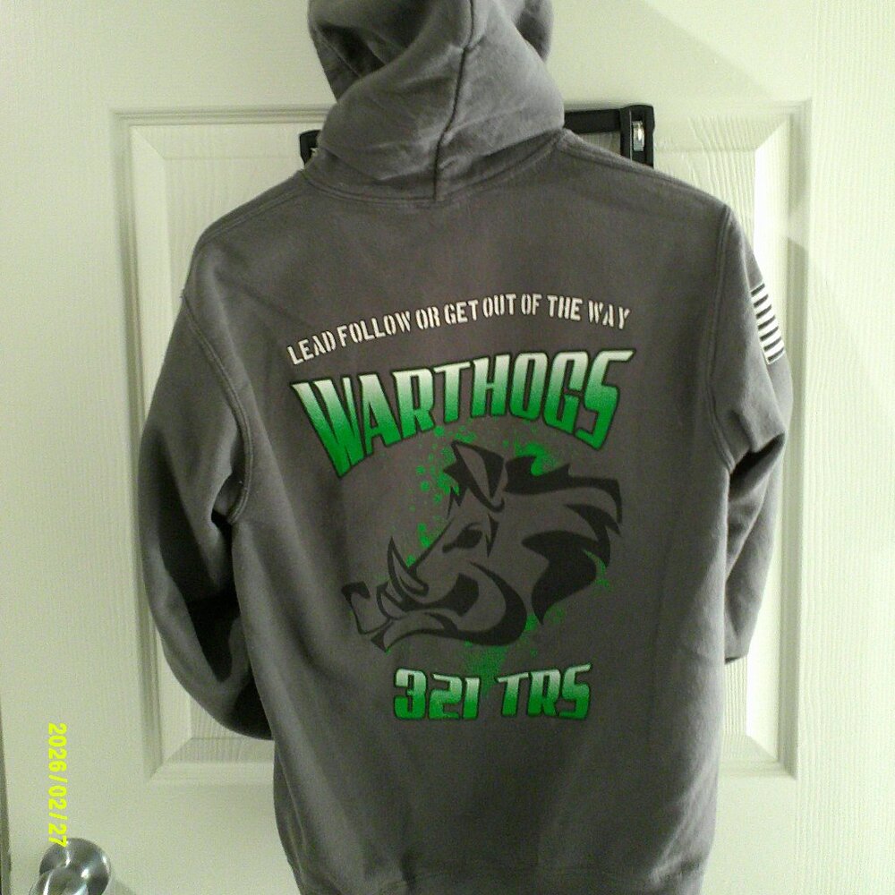 WARTHOGS 321 TRS HOODIE | UNISEX | GRAY | SMALL